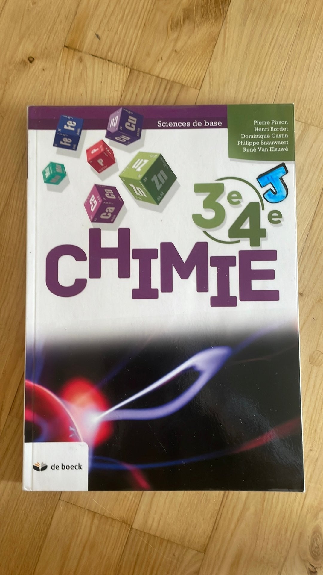Chimie 3e/4e de boeck, Livres, Enlèvement, Comme neuf, Chimie