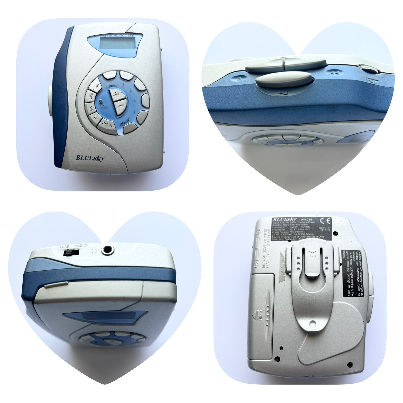 Walkman pour cassette 🩵🩵🩵, TV, Hi-fi & Vidéo, Walkman, Discman & Lecteurs de MiniDisc, Envoi, Walkman ou Baladeur