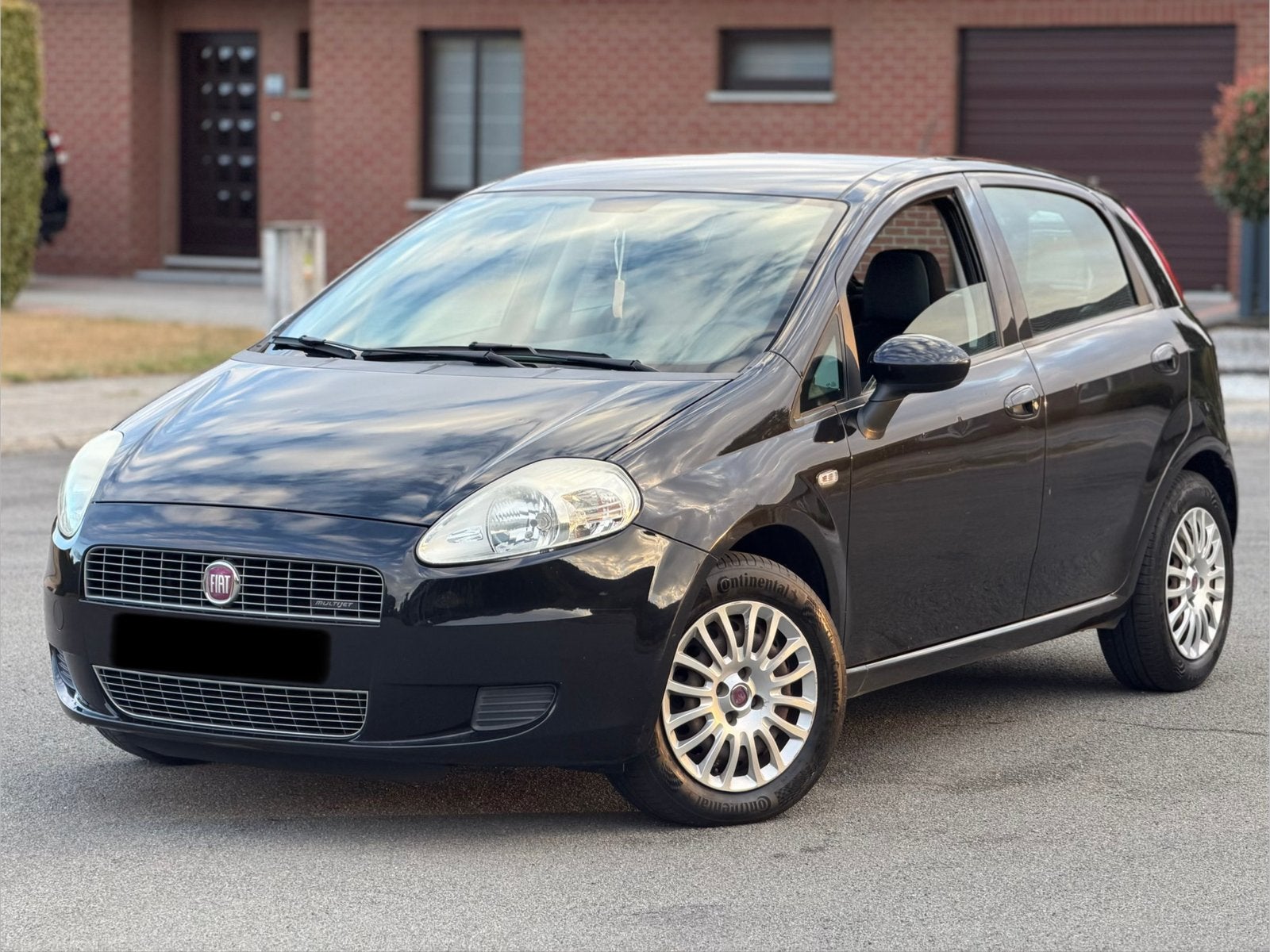 Fiat Punto 1.3multijet, Auto's, Fiat, Voorwielaandrijving, Stof, Zwart, 5 deurs