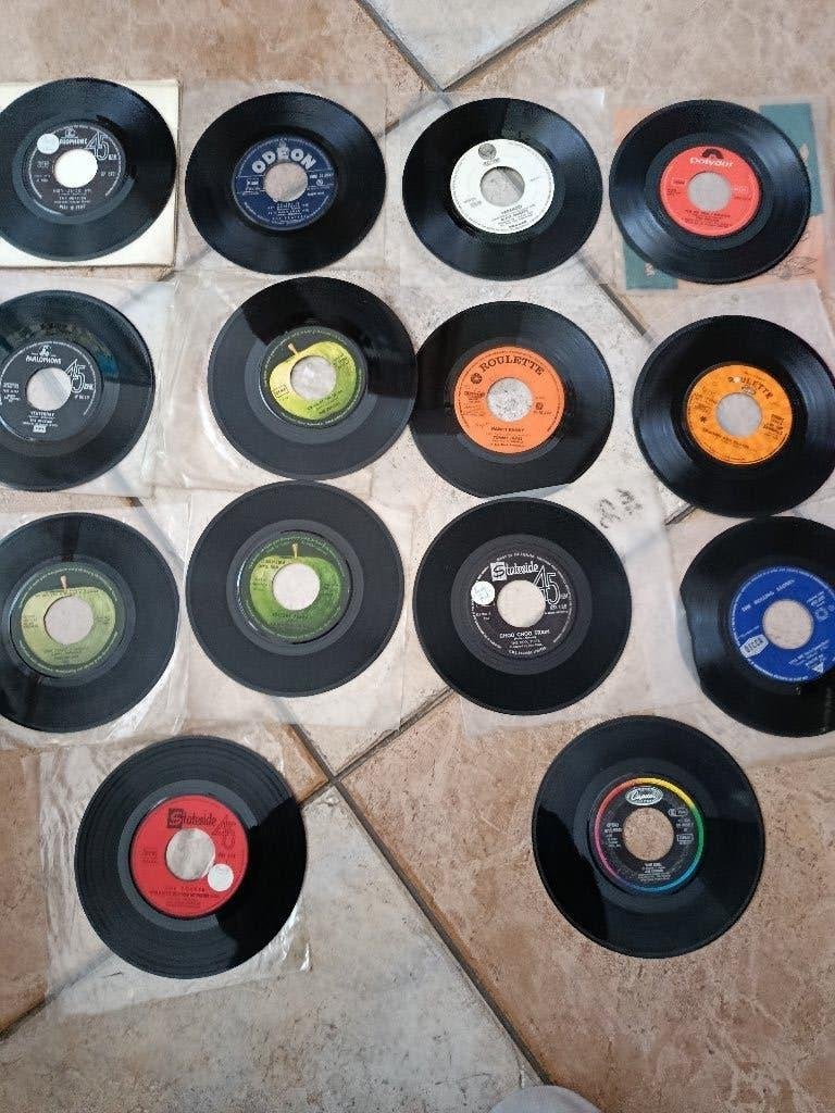 Lot de 14 singles divers, Enlèvement ou Envoi, 7 inch, Autres genres, Utilisé