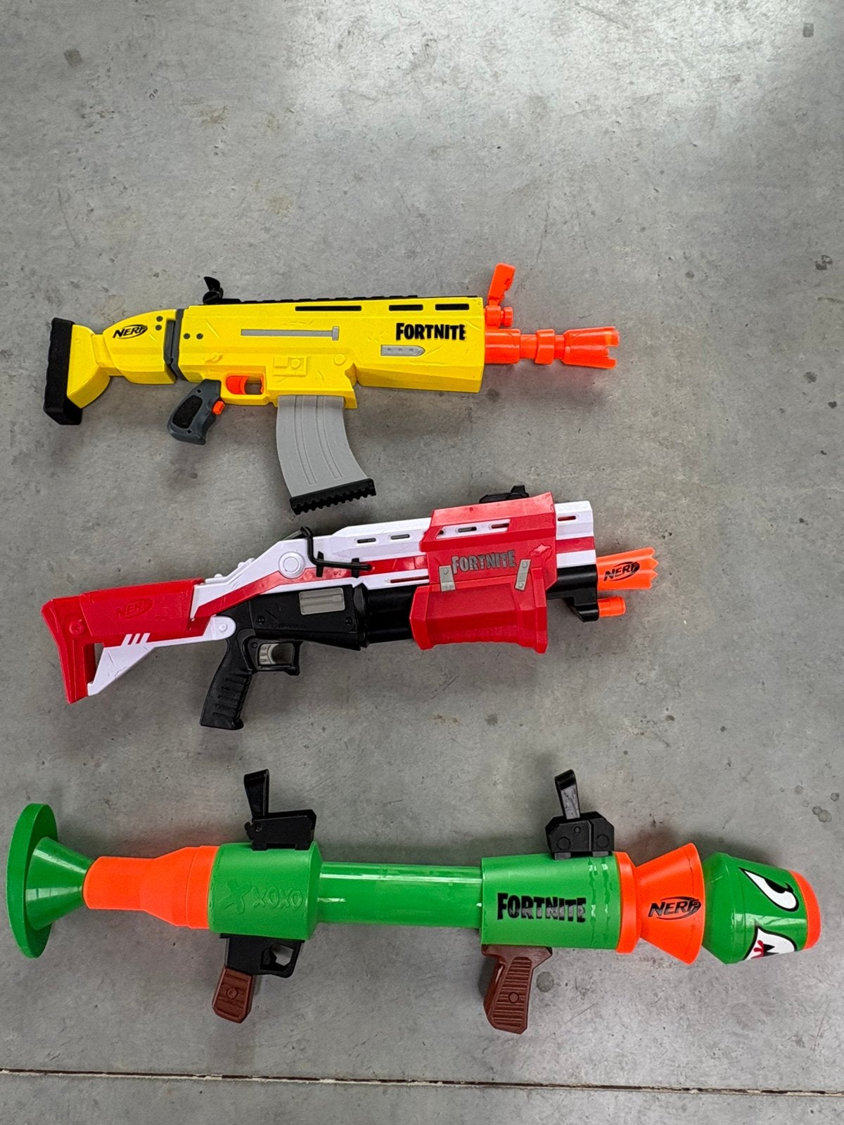 NERF pistolen + pijltjes en laserschieten set, Ophalen, Gebruikt
