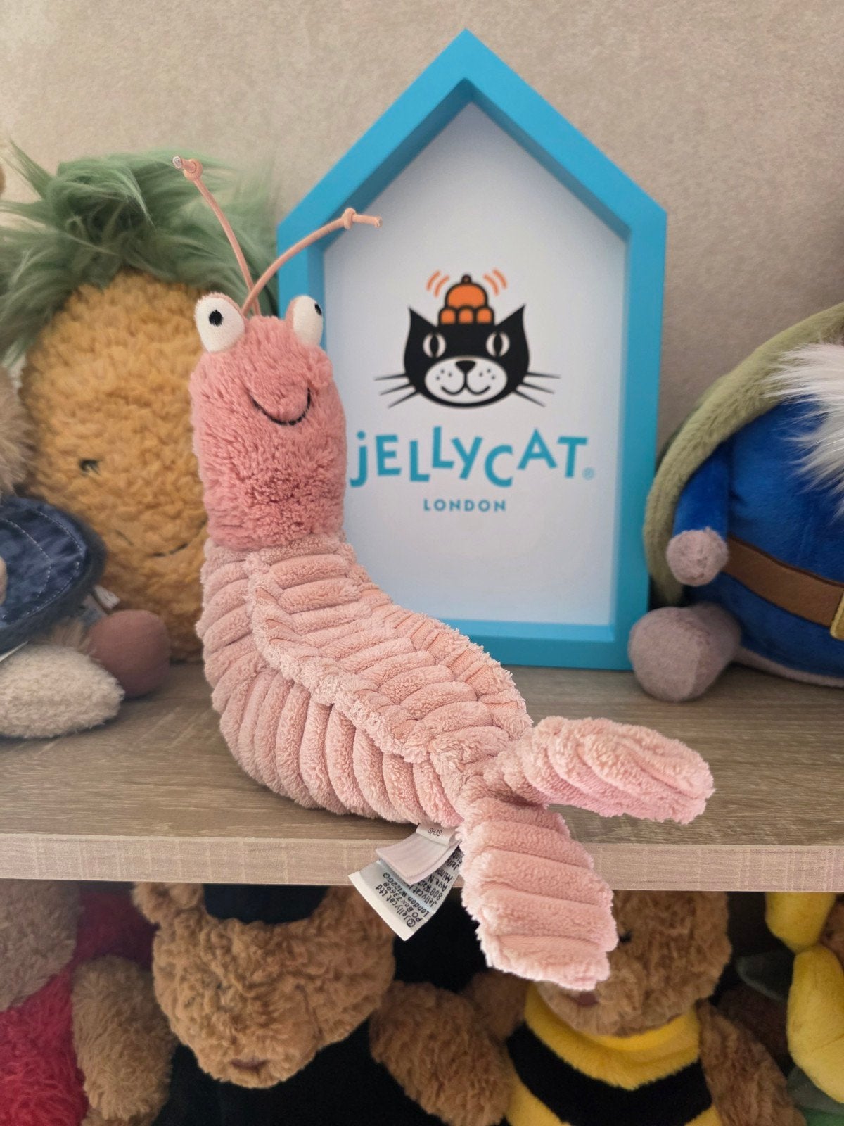 Jellycat Sheldon Shrimp, Ophalen of Verzenden, Jellycat
