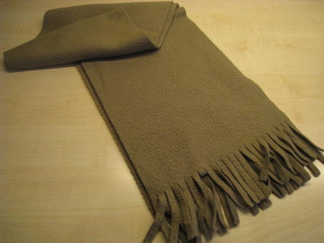 Châle marron, taille 150x24 cm, à franges, très doux, magnif, Enlèvement, Écharpe