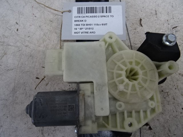 MOTEUR LEVE VITRE ELECTRIQUE ARRIÈRE DROIT (9675288180), Utilisé, Arrière, Citroën