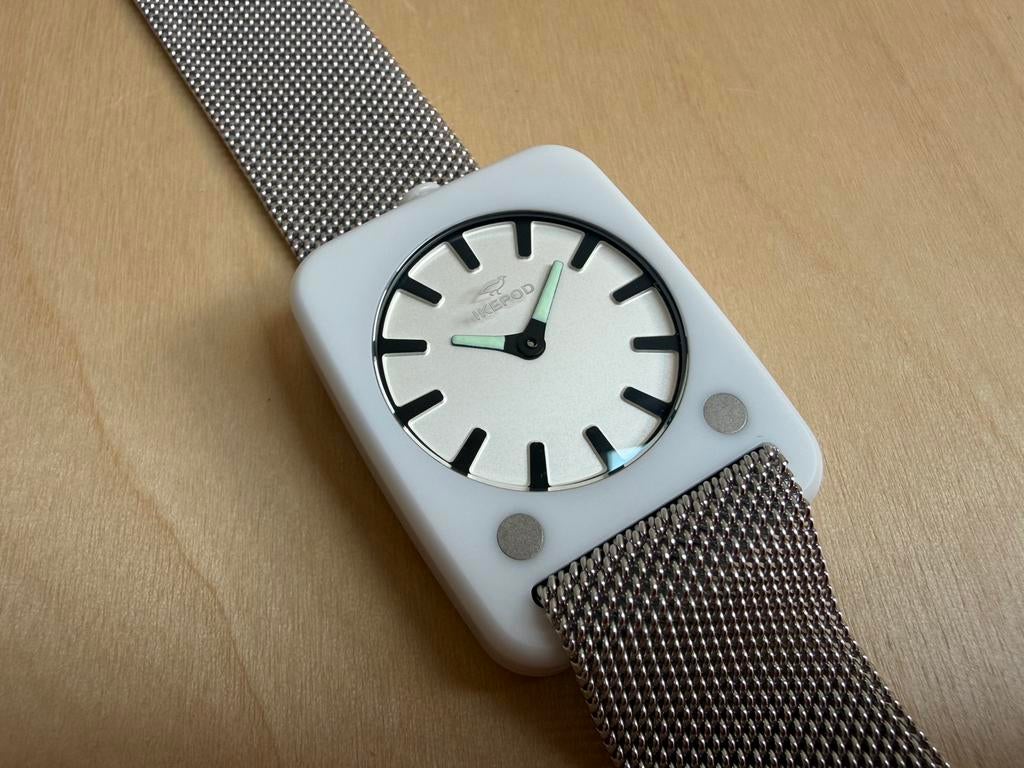 Ikepod Solaris White Ceramic Marc Newson Watch Horloge, Ophalen of Verzenden, Nieuw, Polshorloge