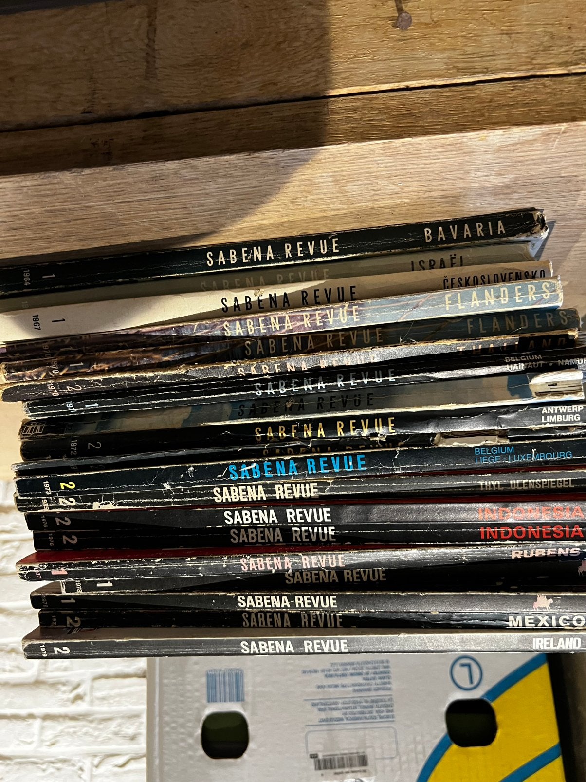 Sabena revue vintage tijdschriften, Verzamelen, Sabenasouvenirs, Ophalen, Gebruikt