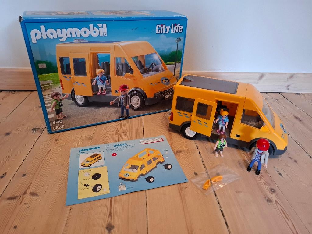 Playmobil bus, Enlèvement, Utilisé, Ensemble complet