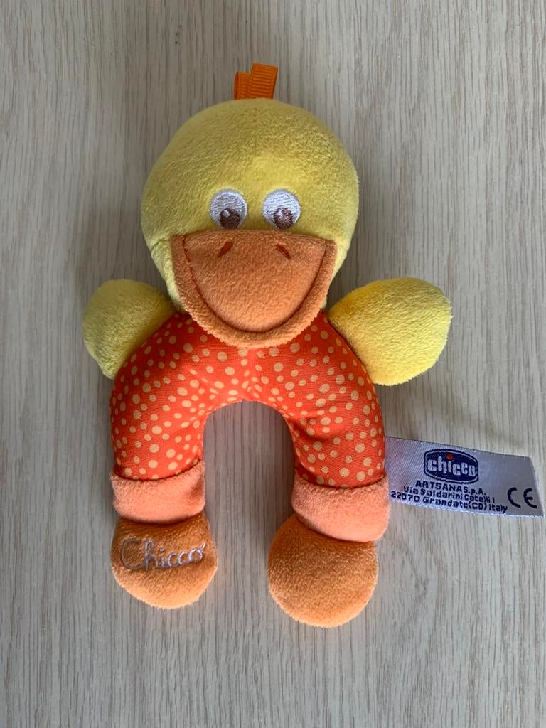 Chicco rammelaar eend, Ophalen of Verzenden, Rammelaar