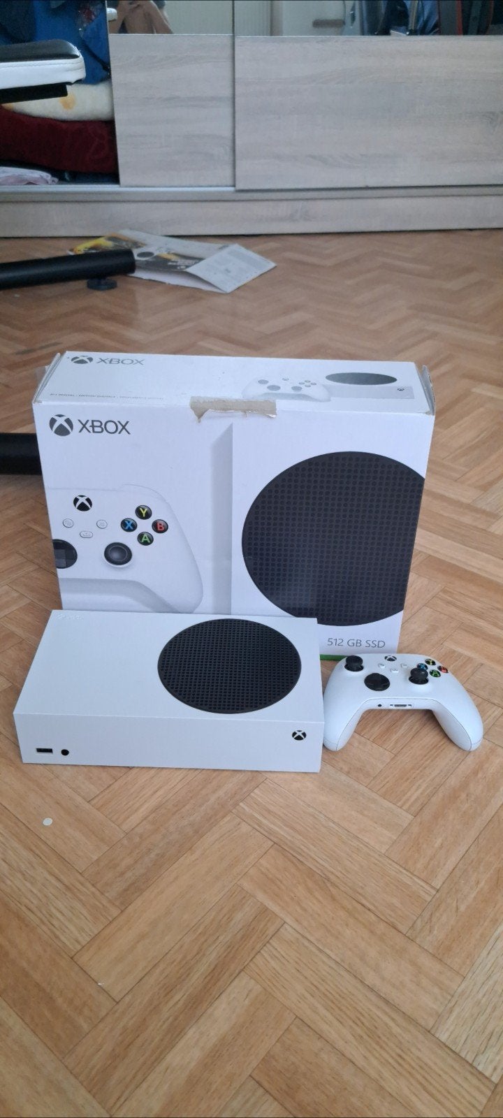 Xbox Series S 512 Go avec boîtier et manette, Enlèvement ou Envoi