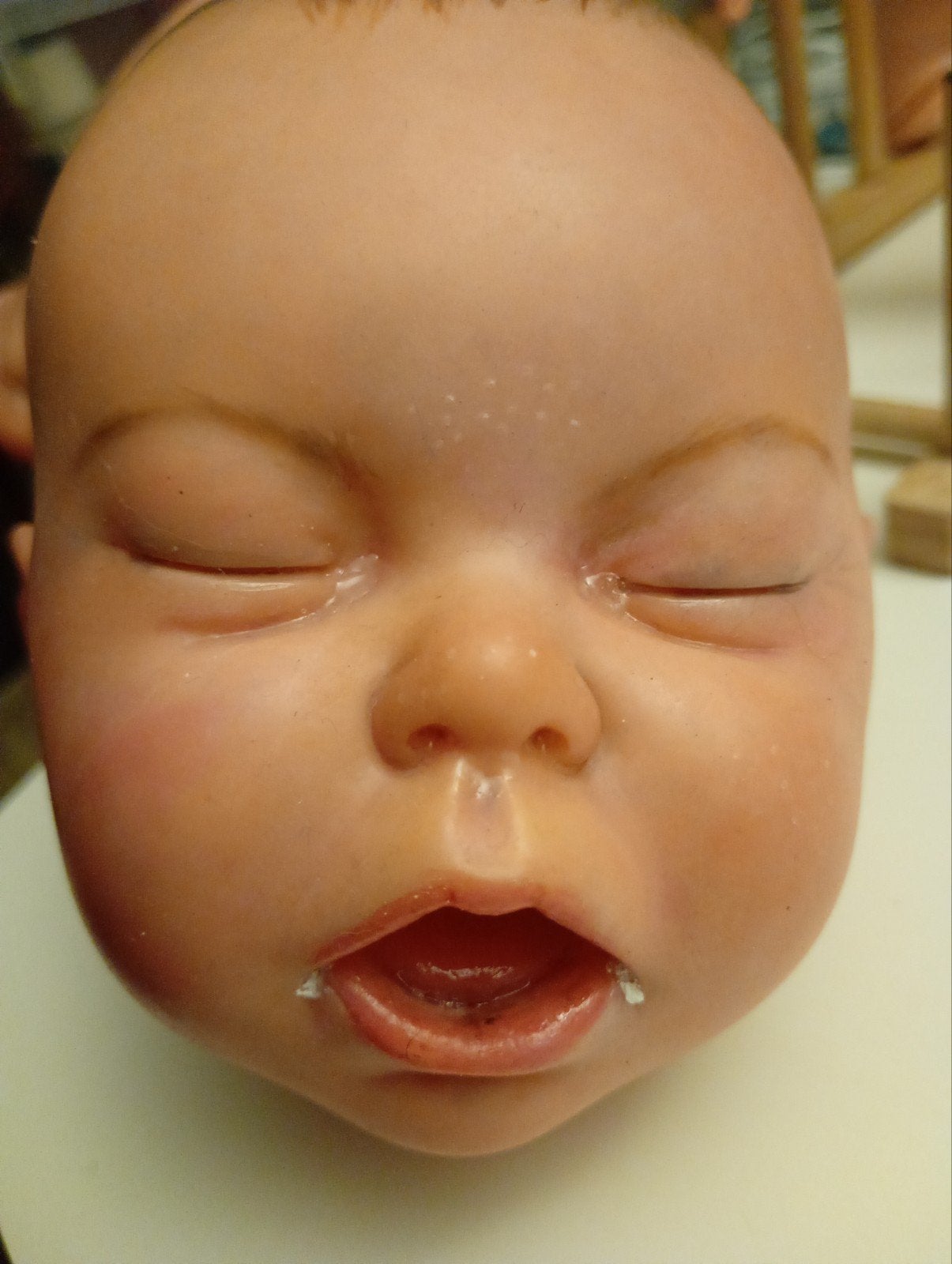 gerebornde bejusa pop, Verzamelen, Poppen, Ophalen, Zo goed als nieuw, Pop, Levensecht of Reborn