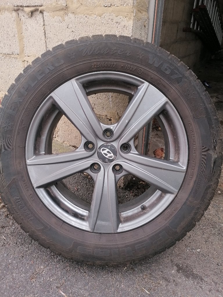 Jantes hyundai tucson, Pneus hiver, 17 pouces, Enlèvement, Utilisé