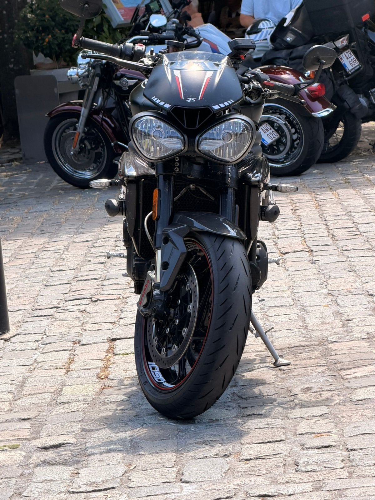 Triumph Speed Triple 1050 RS, Permis Moto A, Particulier, Échappement sport, 3 cylindres