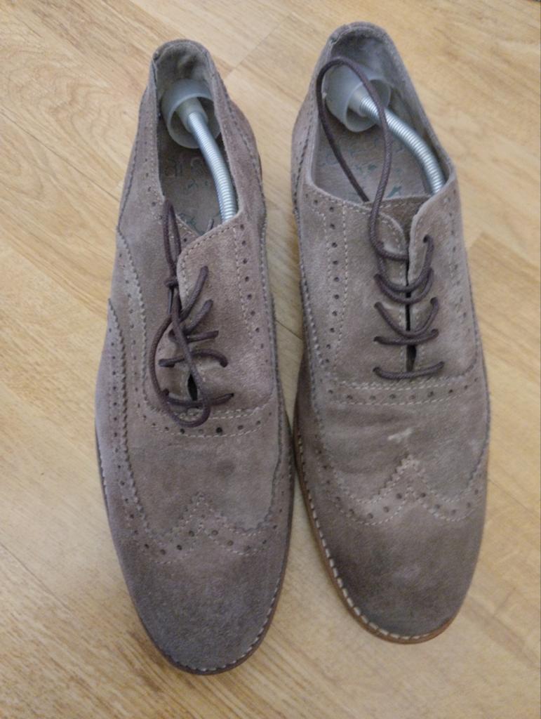 Lichte zomer bruin stadsschoen heren M 44 daim, Kleding | Heren, Schoenen, Verzenden, Bruin