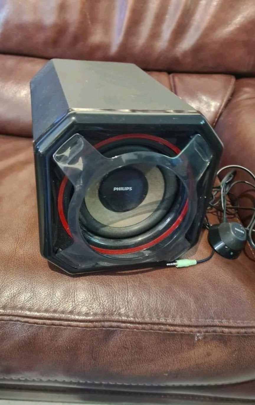 Subwoofer philips 100 Watt, Ophalen of Verzenden, Subwoofer, Philips