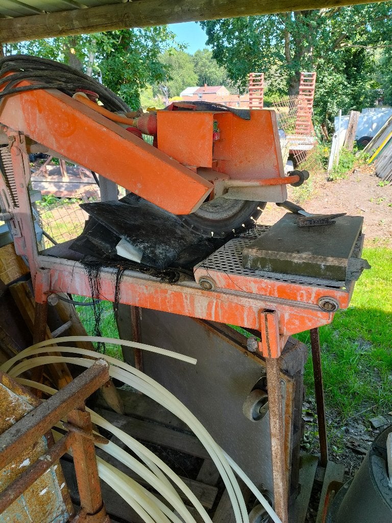 Betonzaagtafel, Ophalen, Gebruikt