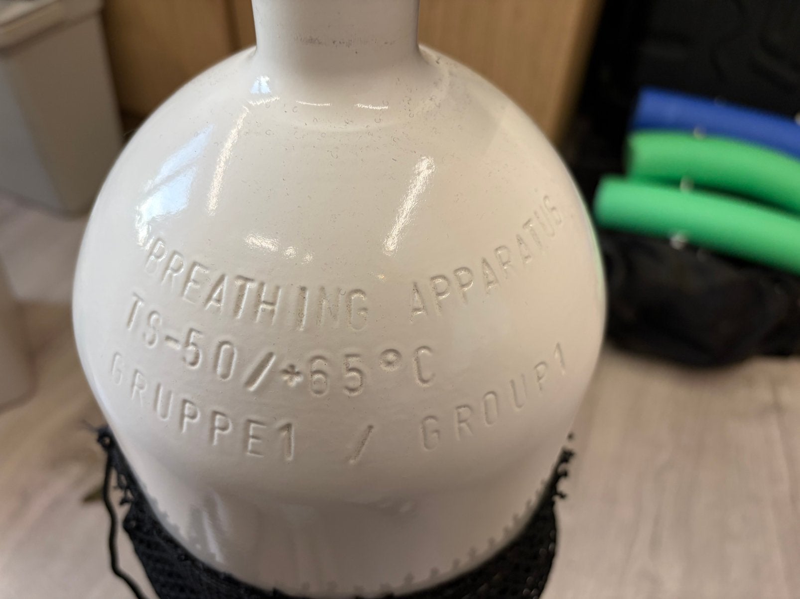 Duikfles 10L 200bar, Watersport en Boten, Ophalen, Zo goed als nieuw, Duikfles