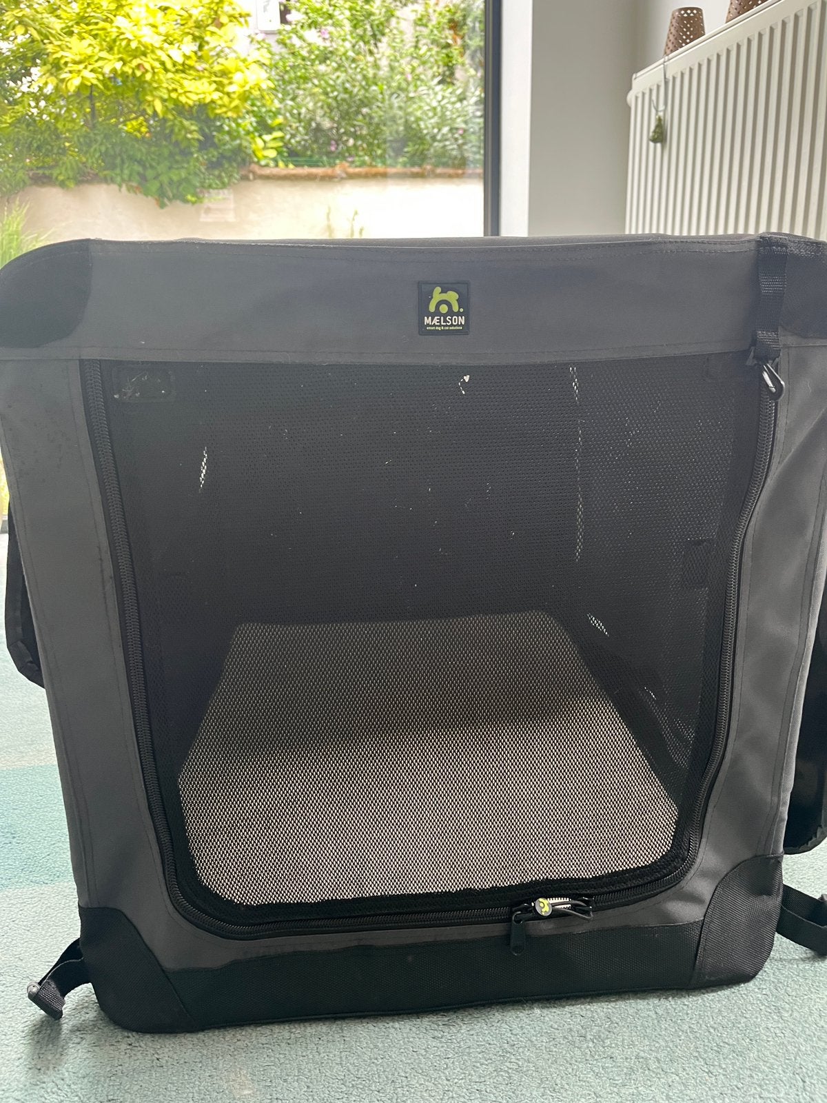 Maelson Soft Kennel - Opvouwbaar - Zwart - Large, Dieren en Toebehoren, Ophalen, Zo goed als nieuw