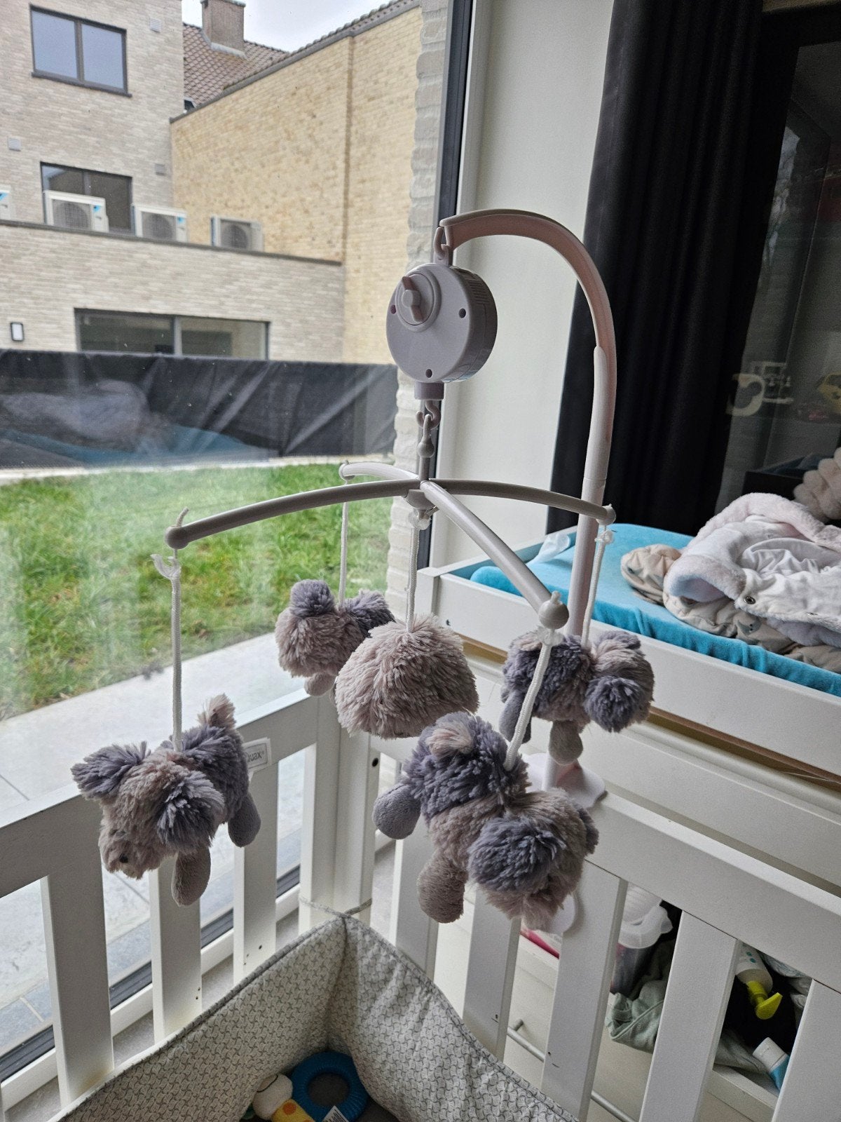 parkmobiel Quax, Kinderen en Baby's, Speelgoed | Babyspeelgoed, Ophalen of Verzenden, Zo goed als nieuw, Mobiel, Met geluid