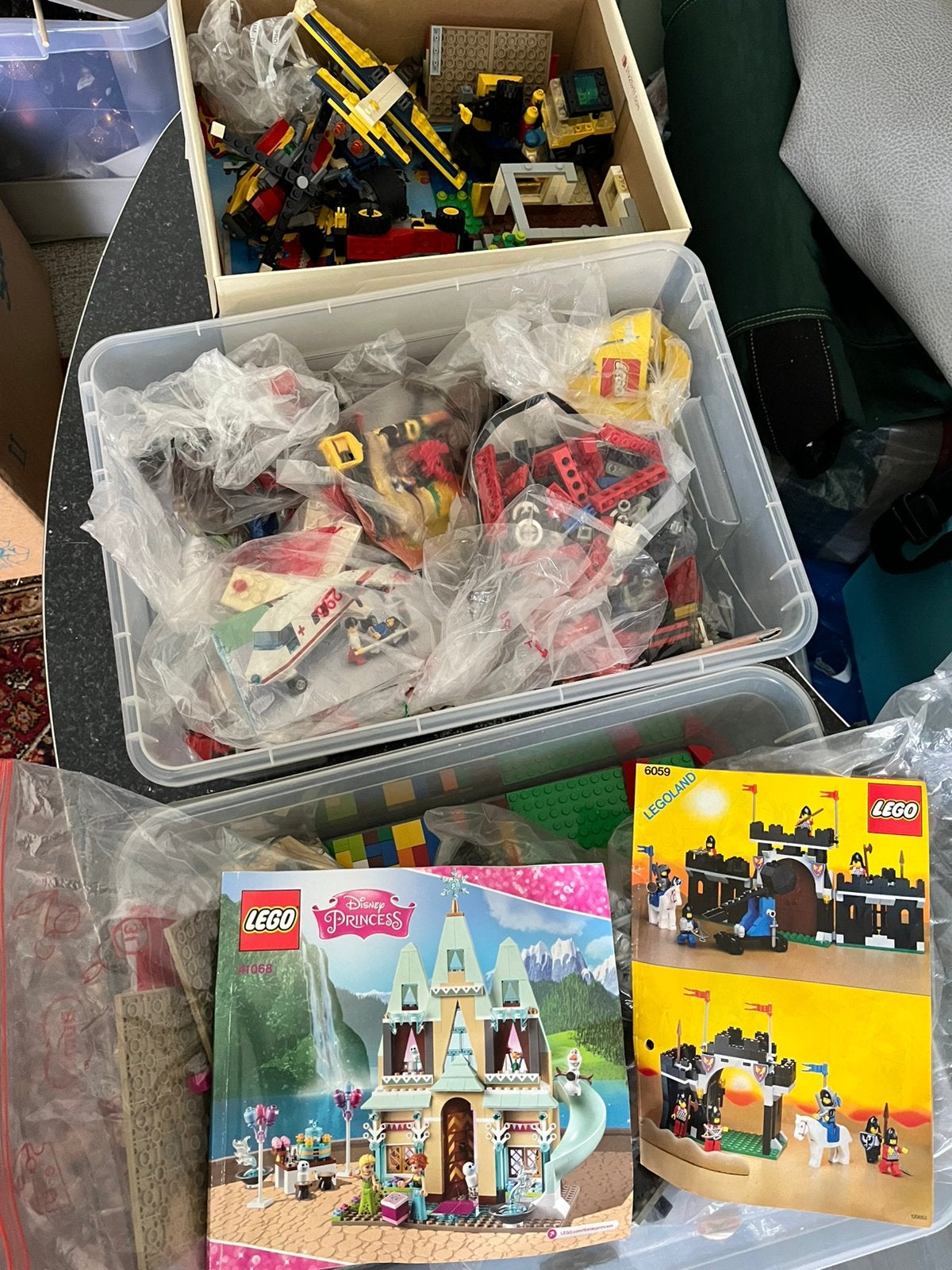 Lego pakketten, Ophalen, Gebruikt