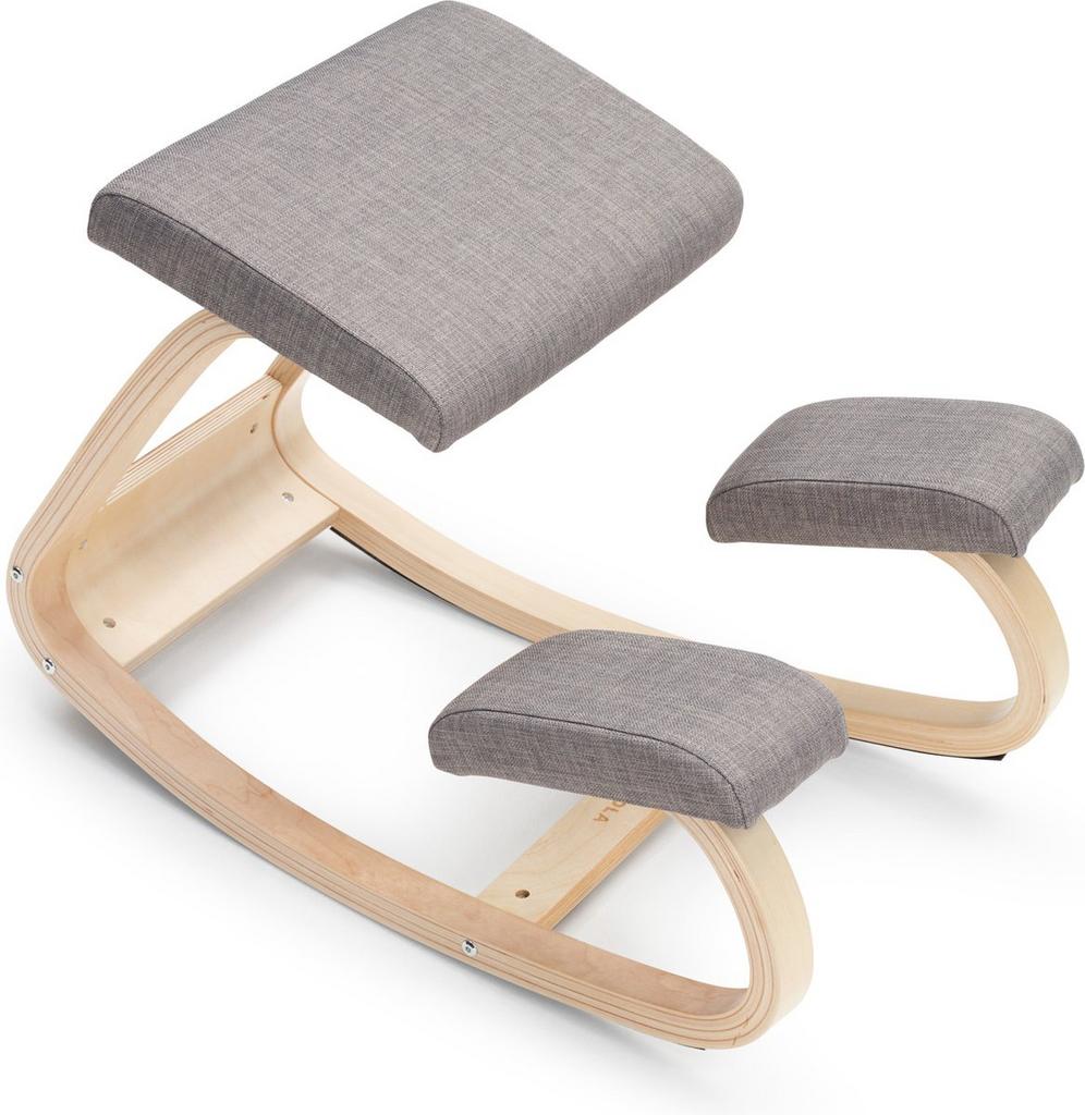 Zola Kniestoel Ergochair, Ophalen, Zo goed als nieuw, Grijs, Hout
