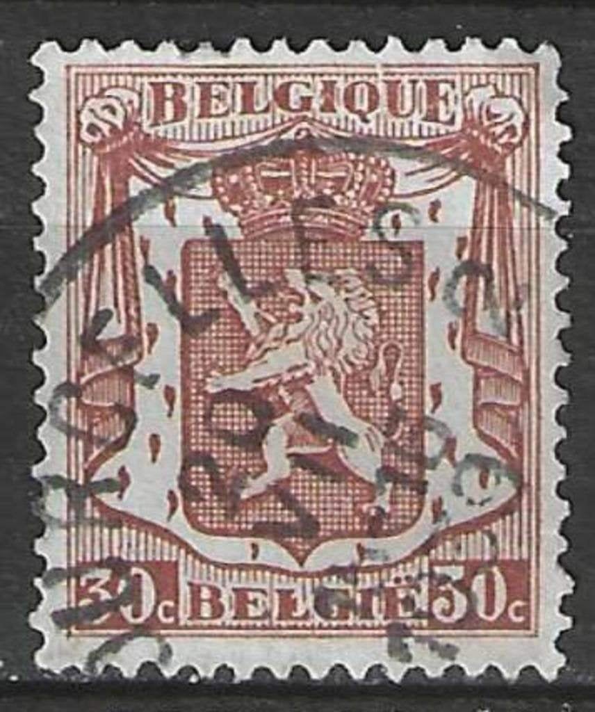 Belgie 1935 - Yvert/OBP 424 - Klein staatswapen 30 c. (ST), Postzegels en Munten, Verzenden, Gestempeld, Gestempeld