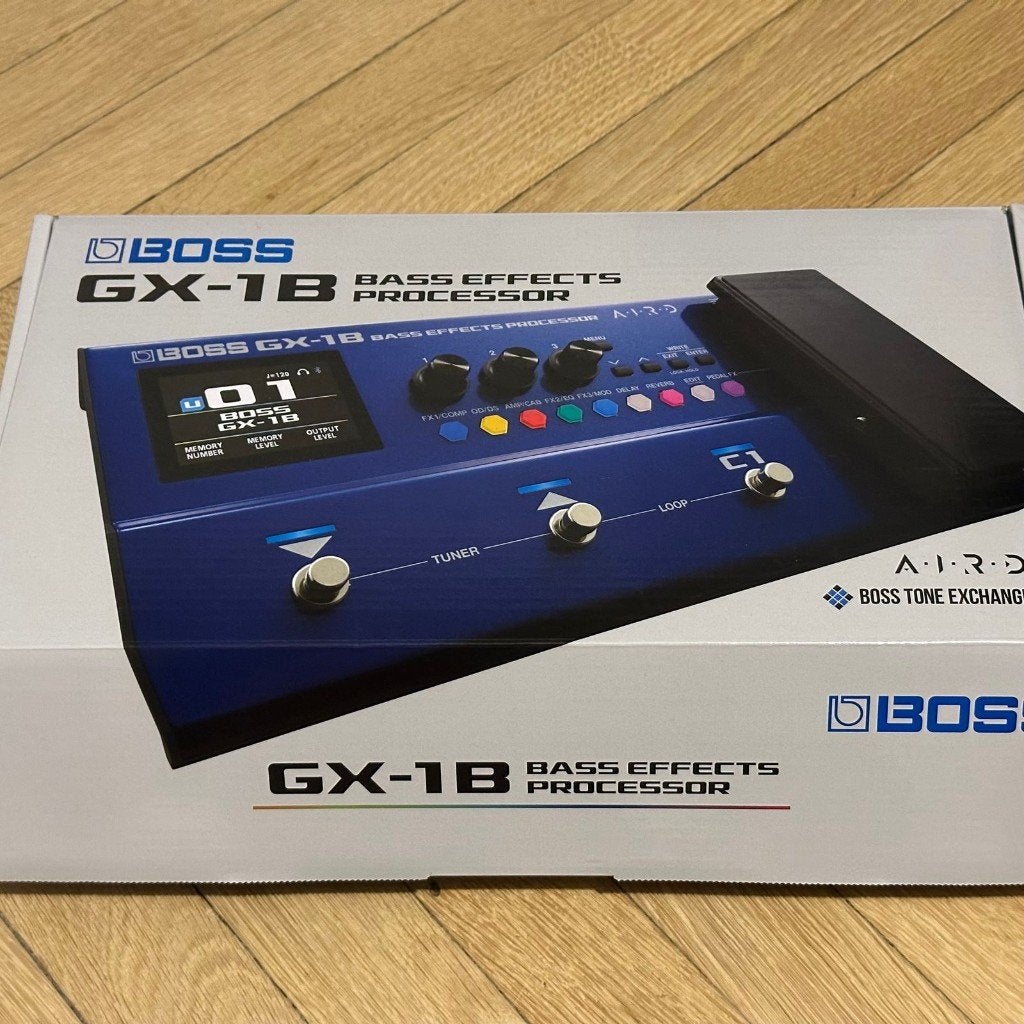BOSS GX-1B (Gloednieuw, demo-model), Musique & Instruments, Effets, Neuf, Chorus, Delay ou Écho, Distortion, Overdrive ou Fuzz