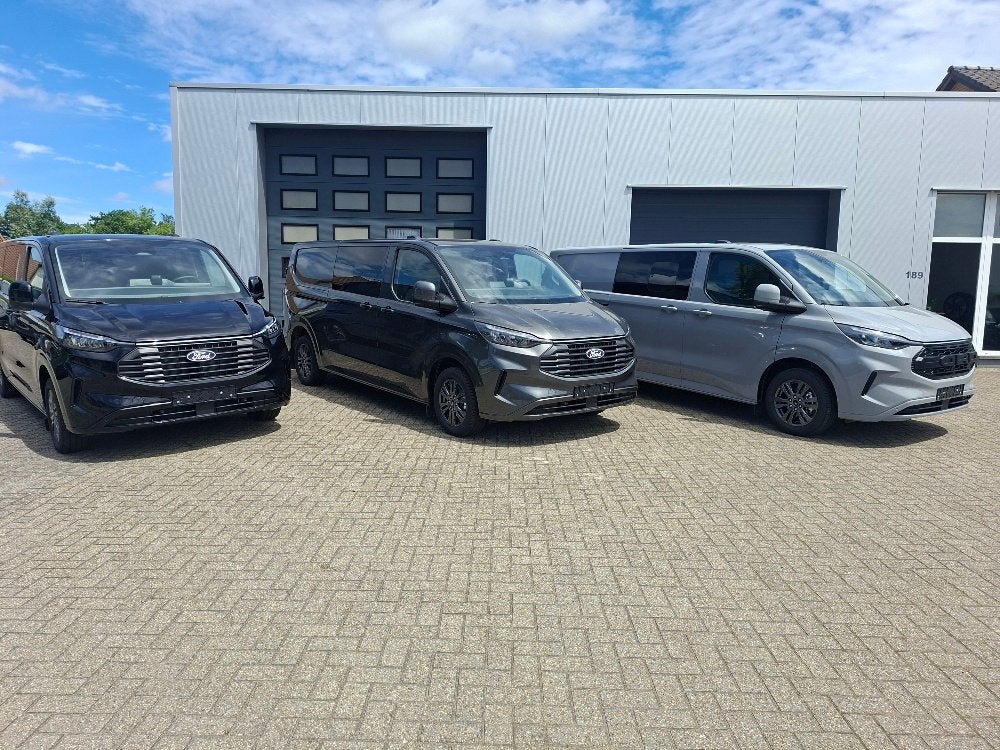 Ford Transit Custom L2 5pl PHEV 232pk Limited VERWACHT 42562, Auto's, Ford, Bedrijf, Te koop, Transit, 360° camera, ABS, Achteruitrijcamera