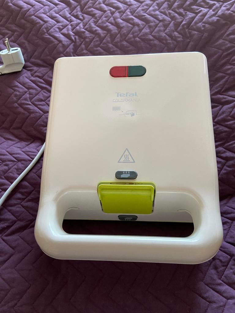 Tefal wafelijzer, Ophalen of Verzenden, Uitneembare platen, Zo goed als nieuw