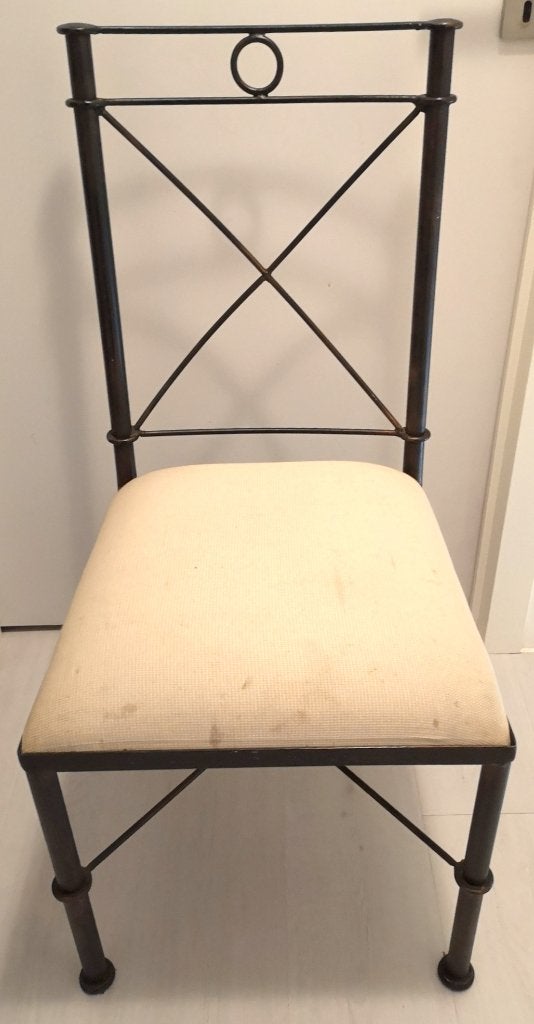 2 Stoelen Barok stijl, Tissus, Deux, Enlèvement, Utilisé