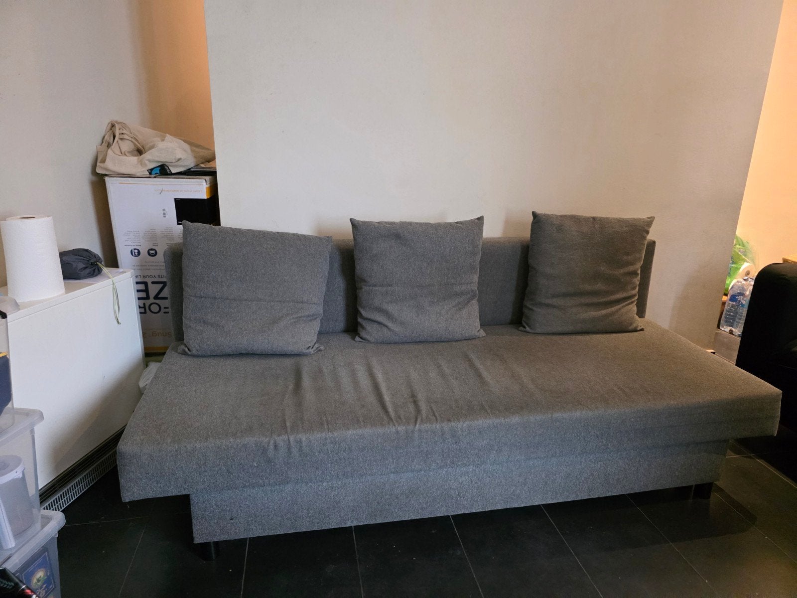 Canapé-lit 3 places à vendre – 50 €, Enlèvement