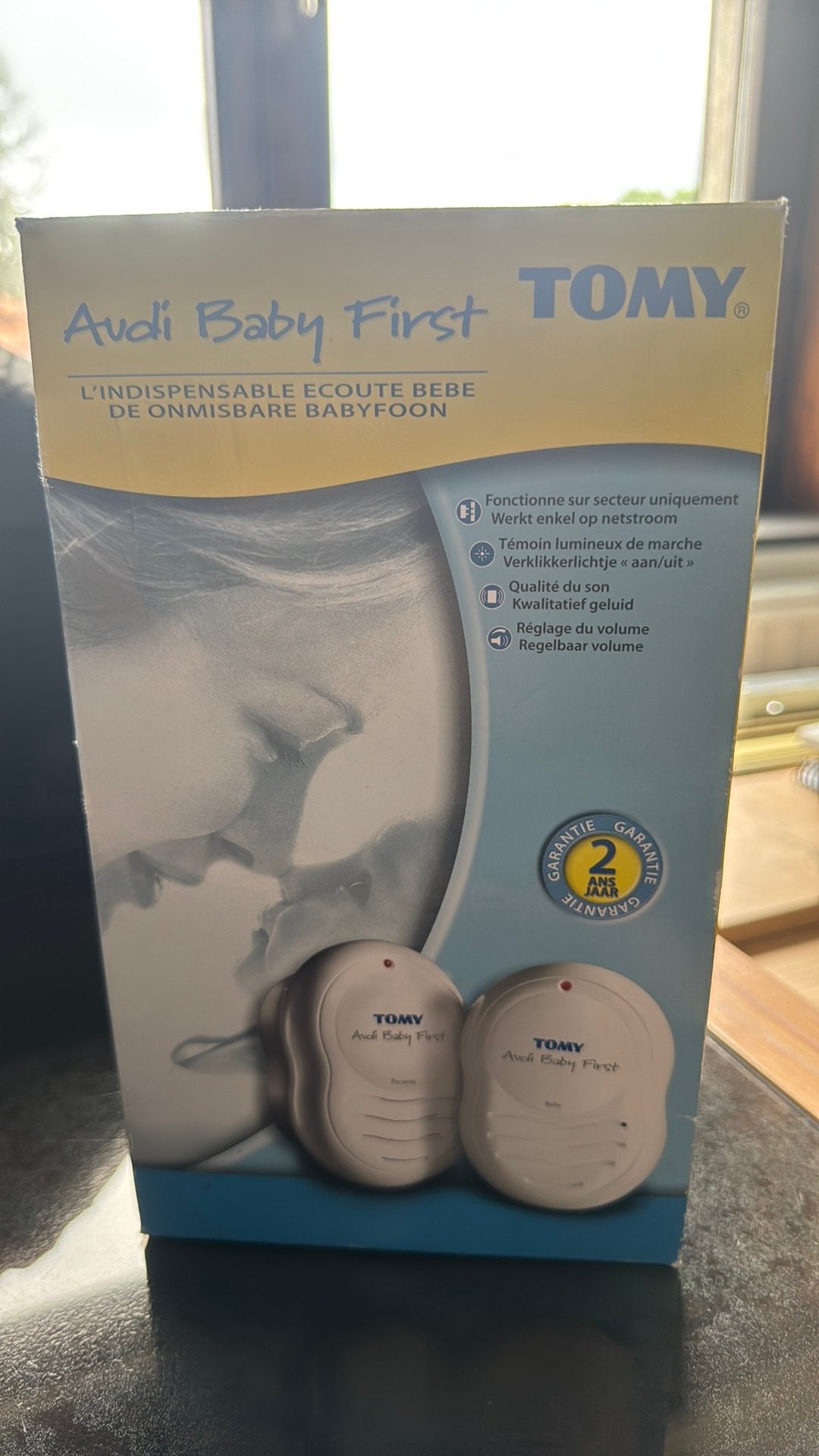 TOMY Audi Baby First Babyfoon- in originele doos!, Ophalen of Verzenden, Zo goed als nieuw