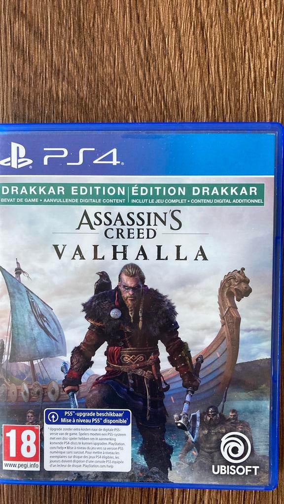 Ps4 assassins creed valhalla (free ps5 upgrade), Enlèvement ou Envoi, Comme neuf
