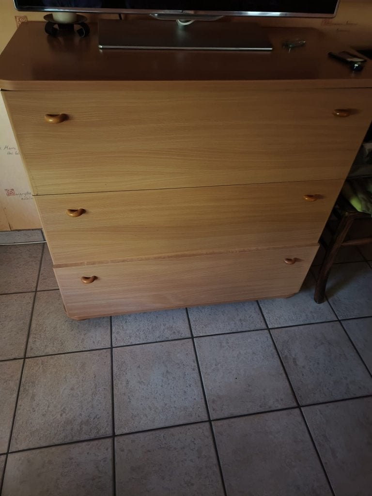 commode, Huis en Inrichting, Ophalen, Gebruikt, 50 tot 100 cm, 3 of 4 laden