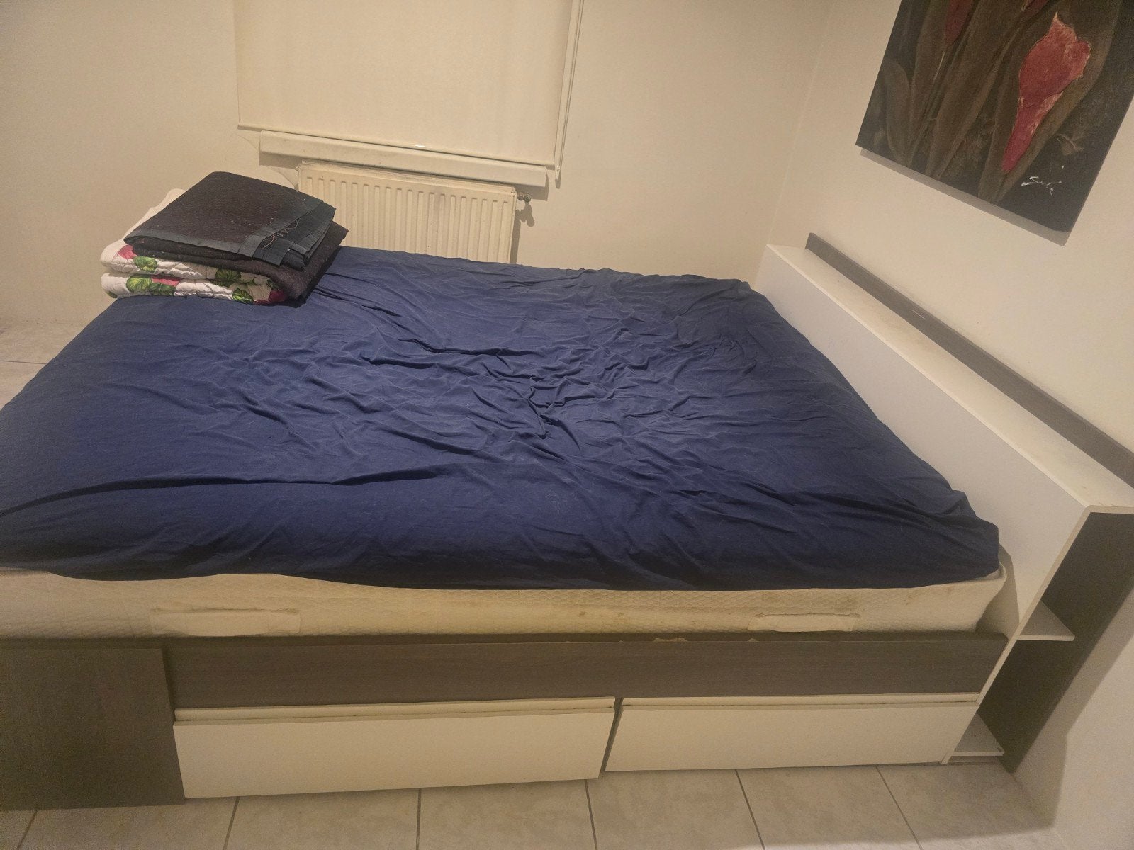 2 persoons bed, Huis en Inrichting, Slaapkamer | Bedden, Ophalen