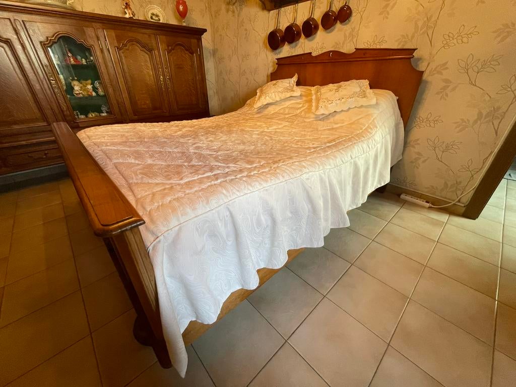 Chambre à coucher Art Deco 2personnes complète, Ophalen, Gebruikt, Tweepersoons, Vintage