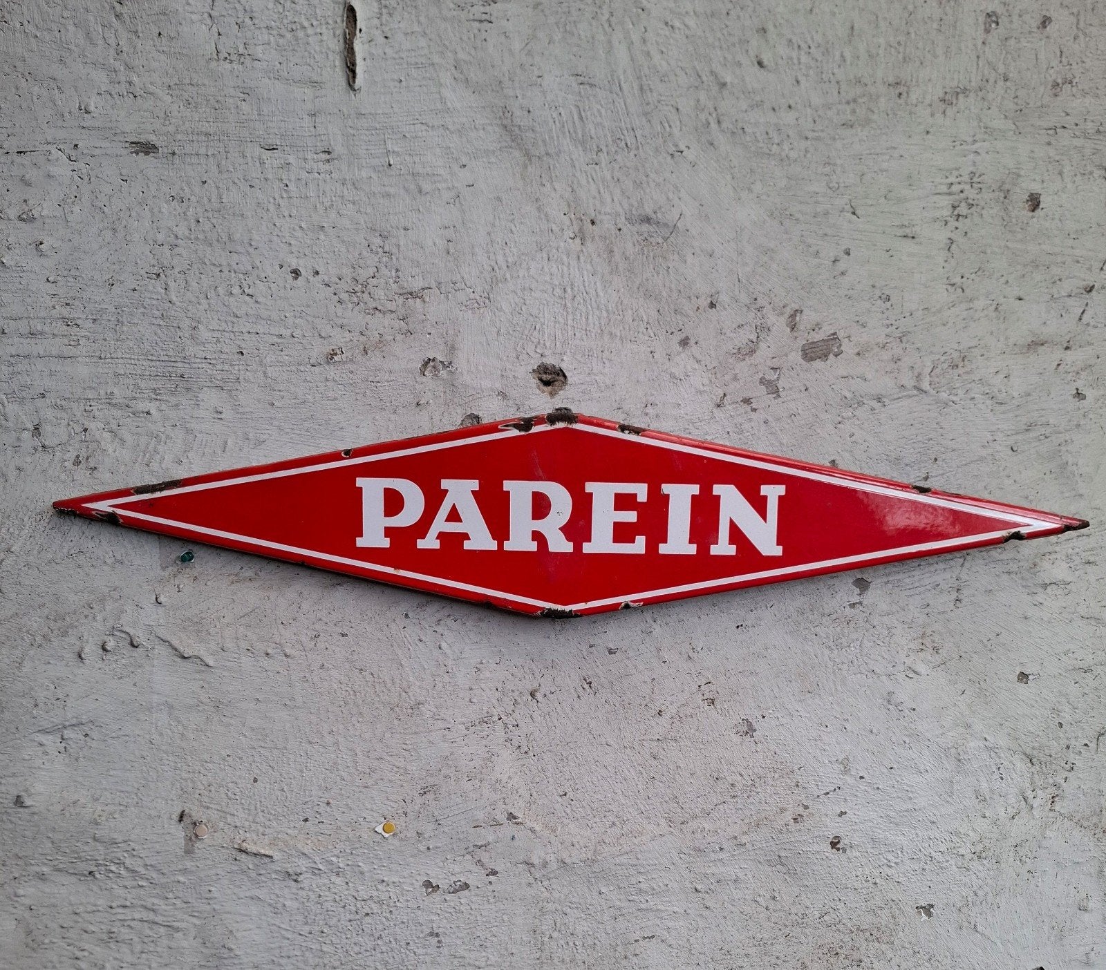 Parein reclamebord, Ophalen, Reclamebord
