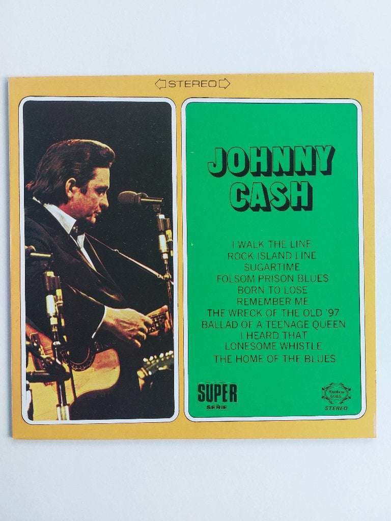 Johnny Cash - Super Serie Rainbow 6065 (Zo Goed Als Nieuw), LP, Ophalen of Verzenden, Zo goed als nieuw, Inclusief binnenhoes