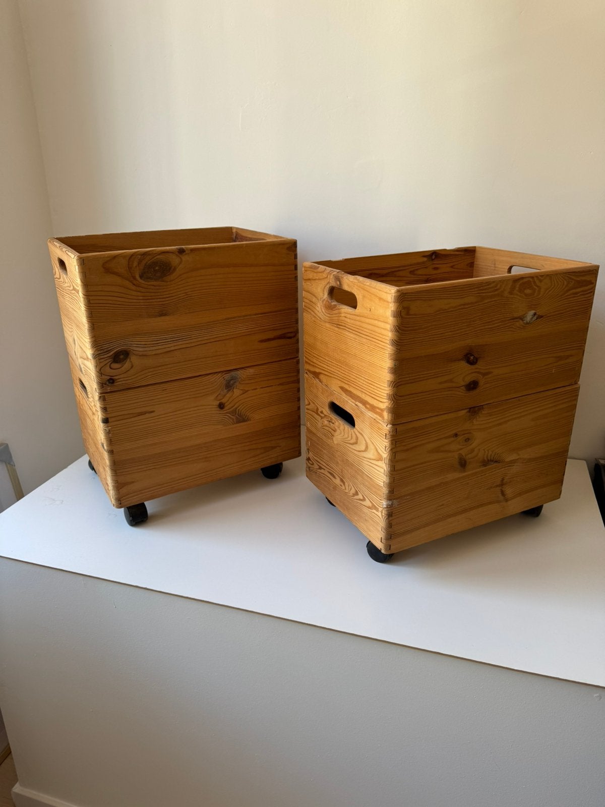 4 houten kisten + 1 gratis, Huis en Inrichting, Ophalen, Gebruikt