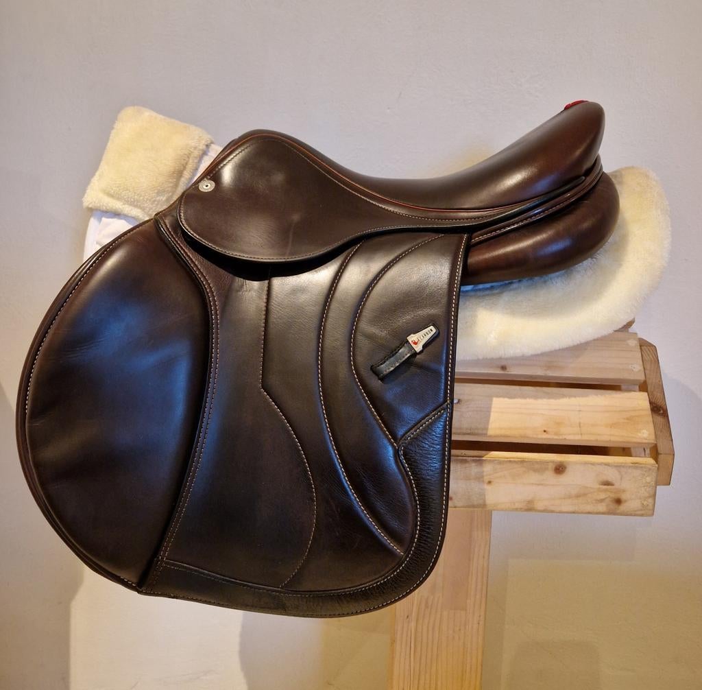Equipe carbon springzadel Donkerbruin, Animaux & Accessoires, Chevaux & Poneys | Selles, Enlèvement ou Envoi