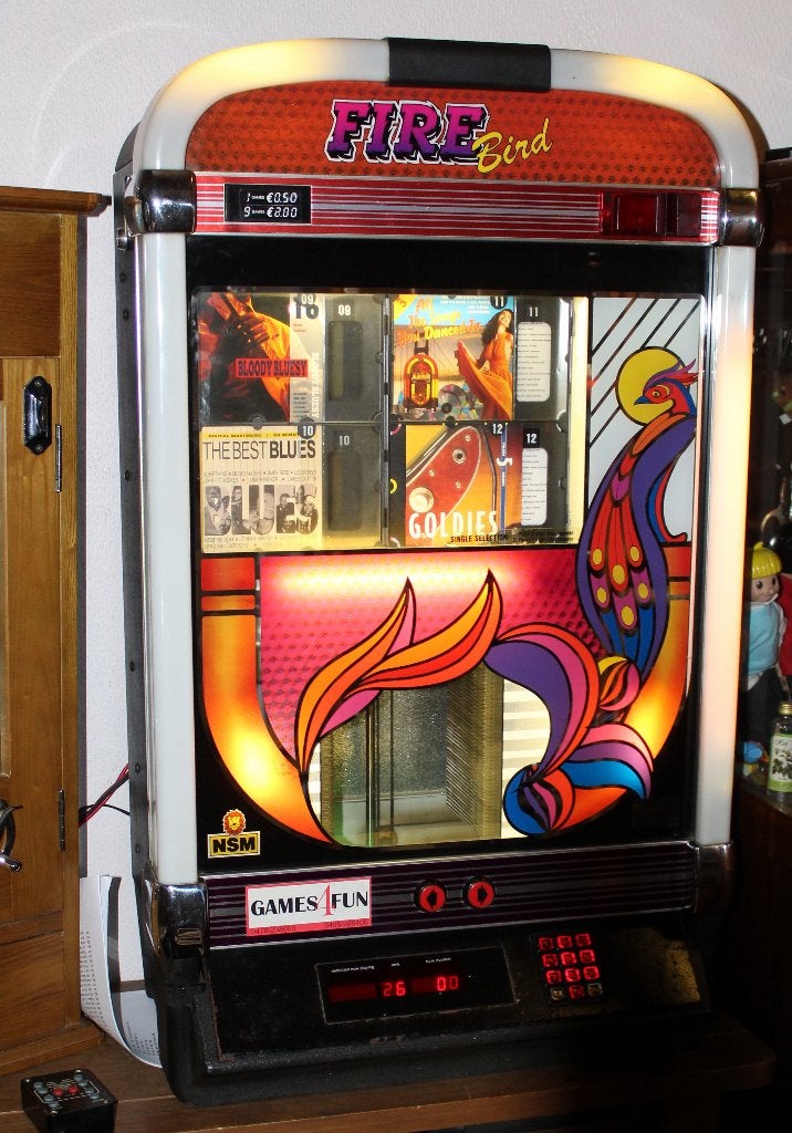Juke-box MP3 NSM Firebird, Collections, Machines | Jukebox, Enlèvement, Utilisé, 1970 à nos jours, Autres marques
