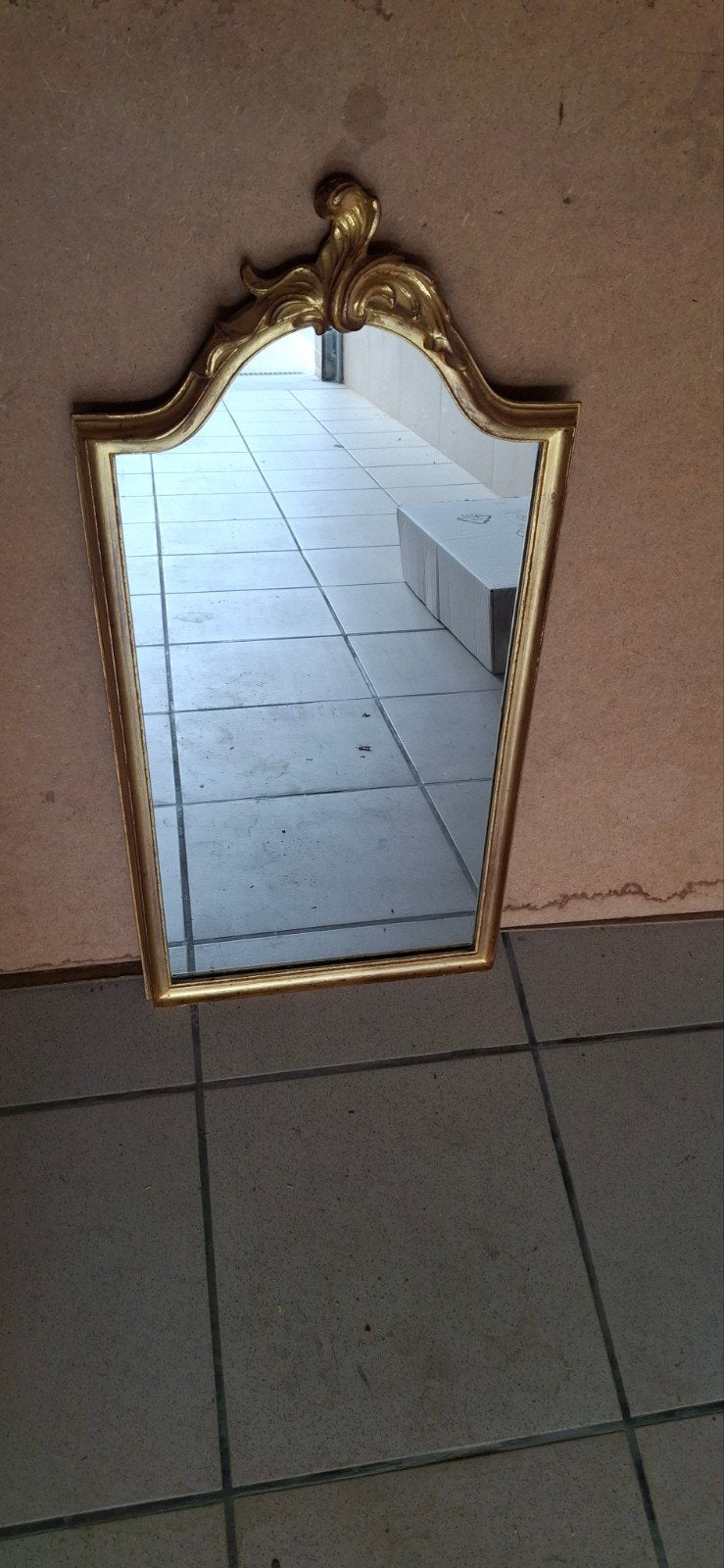 miroir doré vintage, Enlèvement ou Envoi
