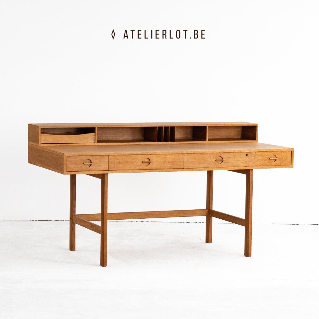 Flip Top-bureau - Løvig Nielsen, Ophalen, Gebruikt, Vintage, 162 cm