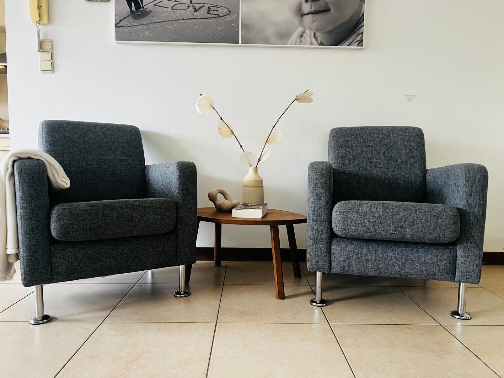 Set van 2 design Fauteuils van Goossens als nieuw (setprijs), Ophalen