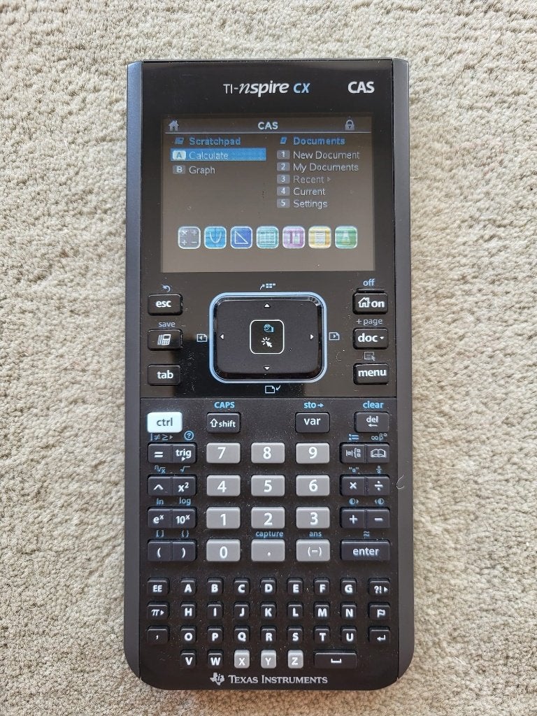 Calculatrice scientifique TI-Nspire CX, Divers, Calculatrices, Enlèvement, Comme neuf