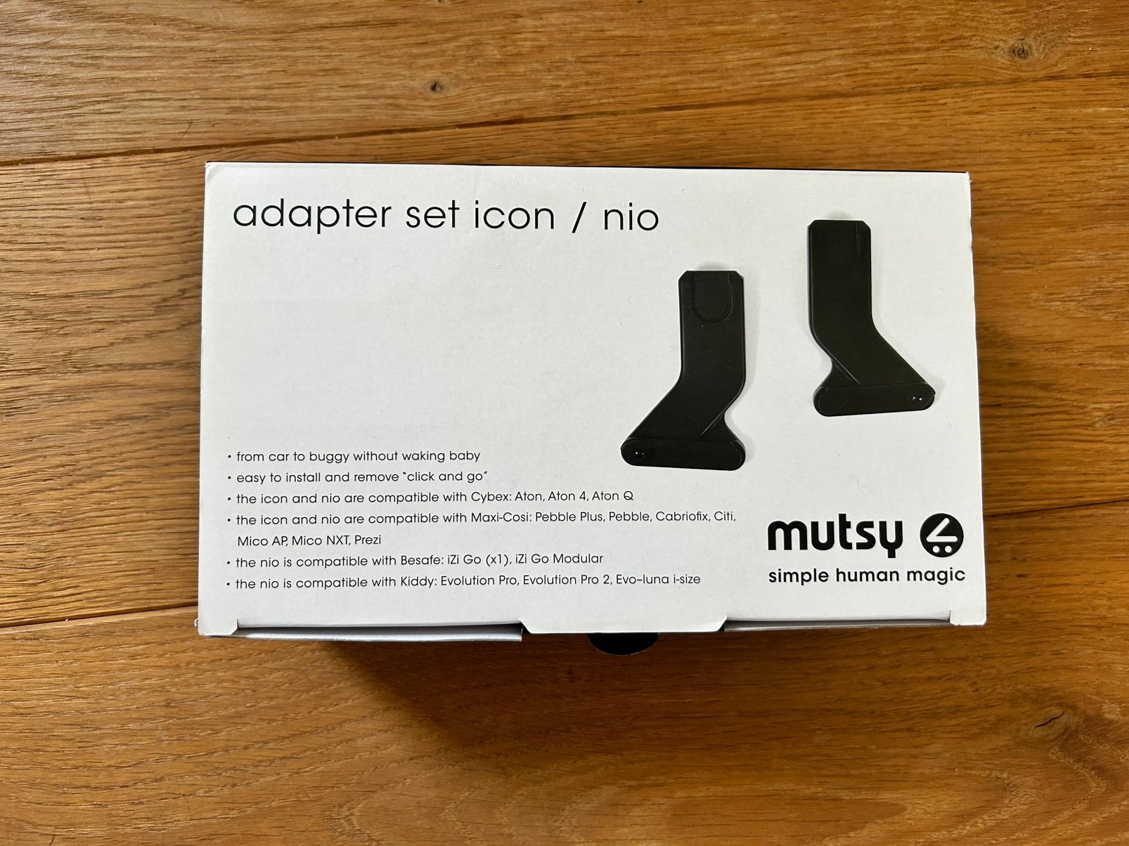 Mutsy adapters Maxi Cosi voor Icon / Nio, Kinderen en Baby's, Ophalen, Zo goed als nieuw, Overige merken