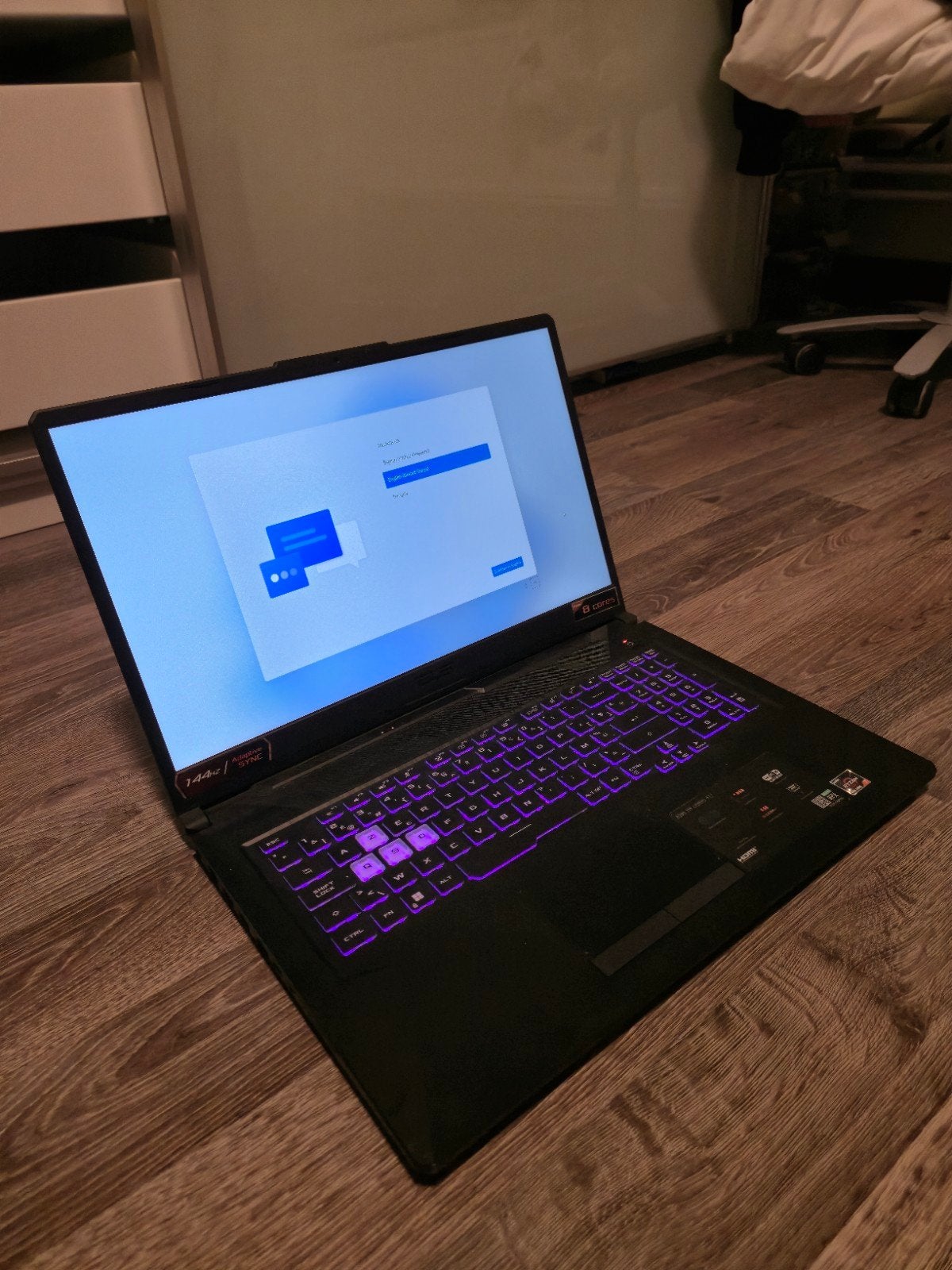 Ordinateur portable Asus Tuf Gaming A17, Informatique & Logiciels, Ordinateurs portables Windows, Comme neuf, 17 pouces ou plus