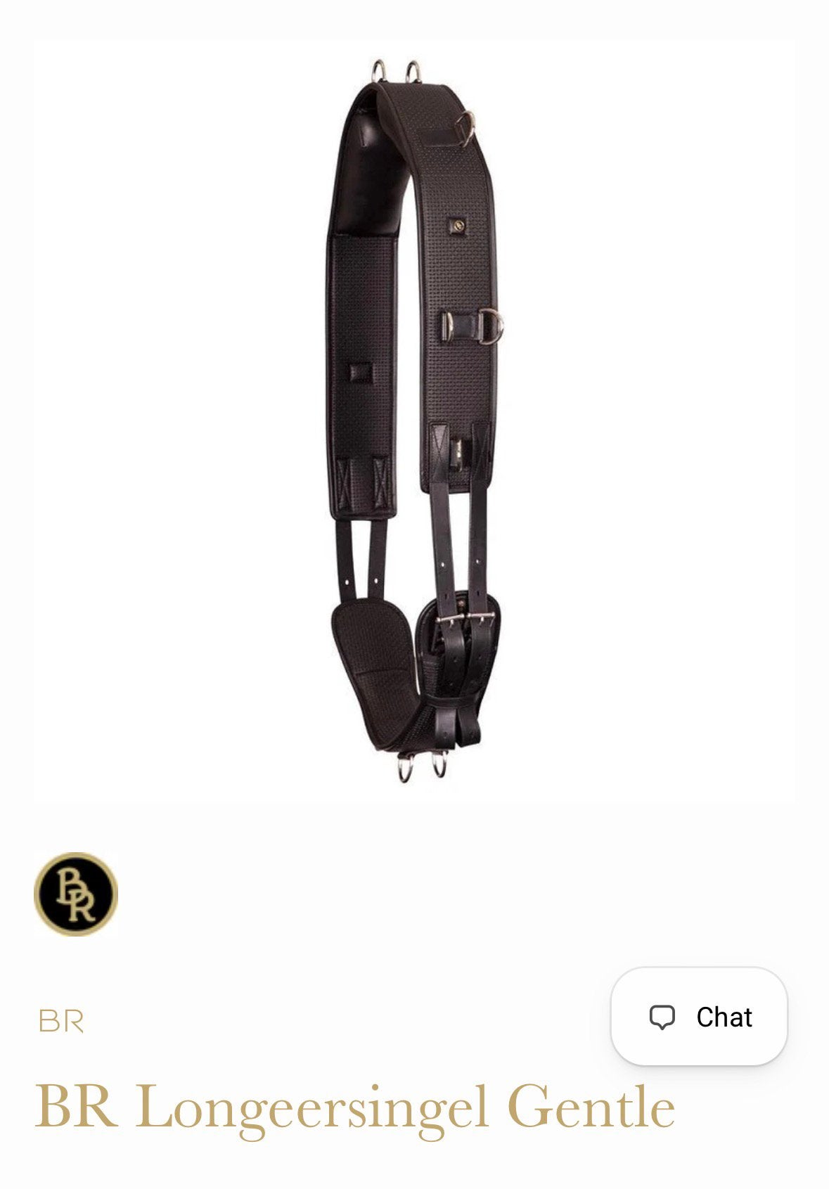 BR longeersingel Gentle NIEUW !!!, Nieuw, Zwart, BR, Ophalen of Verzenden