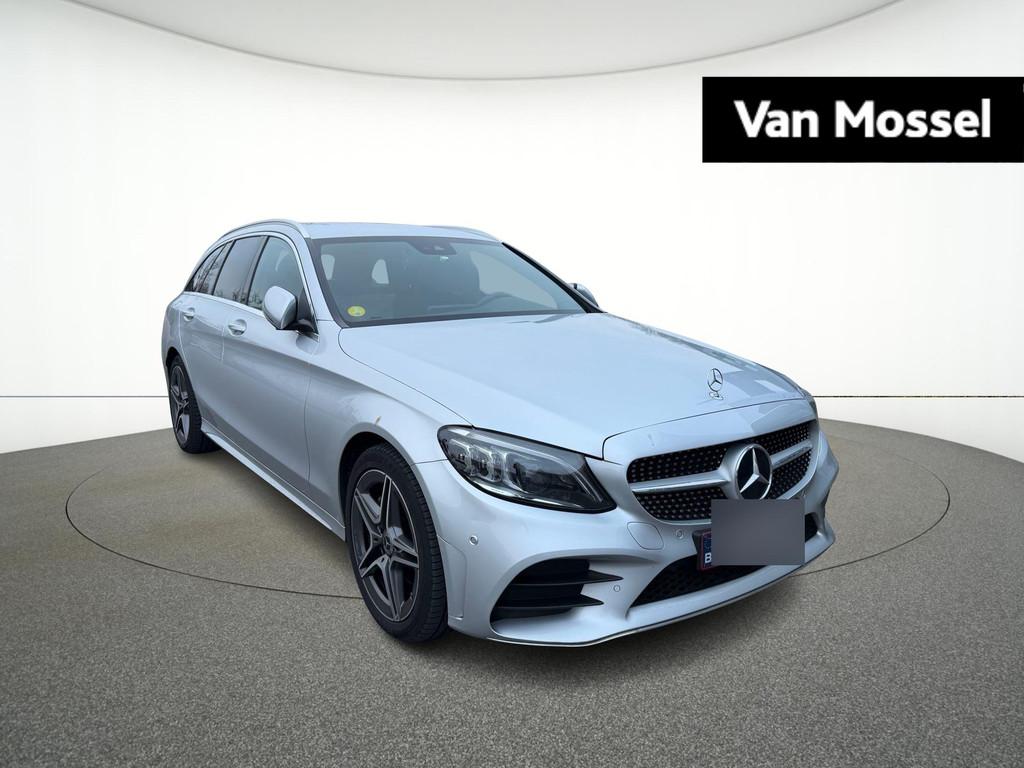 Mercedes-Benz C-Klasse 180d Break + AMG LINE + MULTIBEAM LED, Argent ou Gris, 1800 kg, Entreprise, Entretenue par le concessionnaire