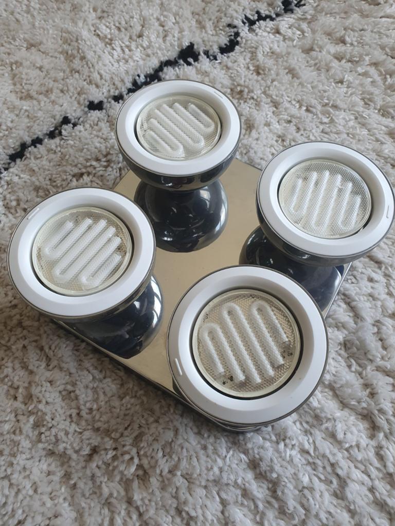 Vintage plafondlamp, Ophalen