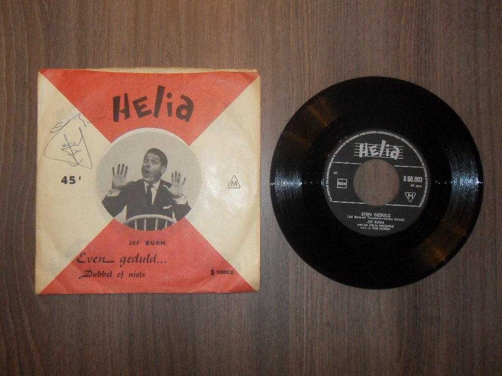 Jef Burm - Even geduld, Cd's en Dvd's, Ophalen of Verzenden, Gebruikt, 7 inch, Levenslied of Smartlap